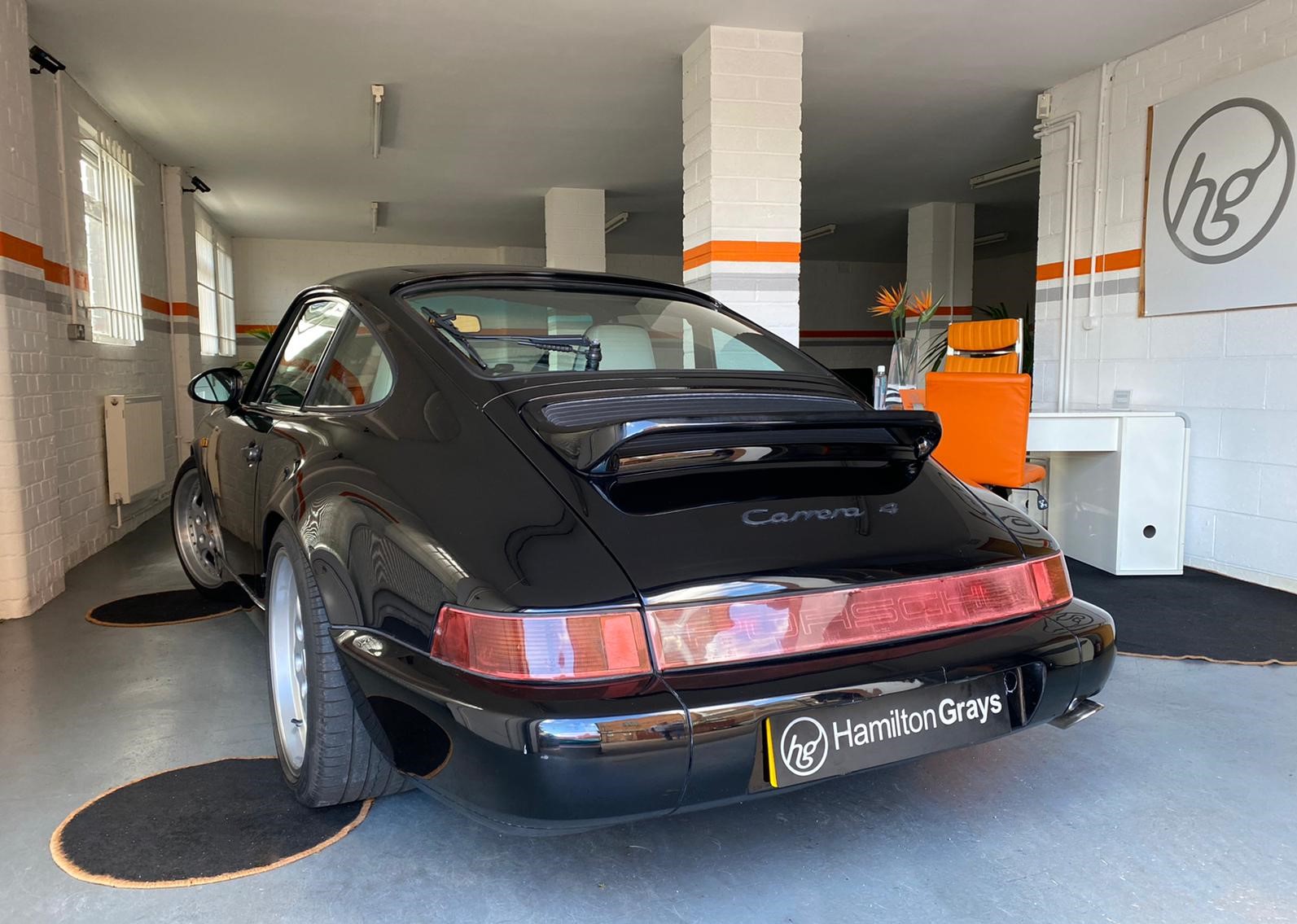 1990 (H) Porsche 911 3.6 [964] Carrera 4. In Jet Black