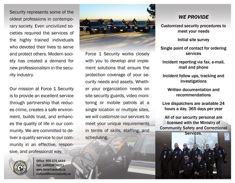 Force 1 Security Hamilton Security Company