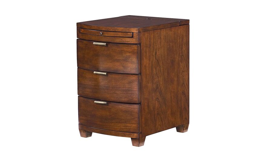 WEDGE CHAIRSIDE TABLEOAK