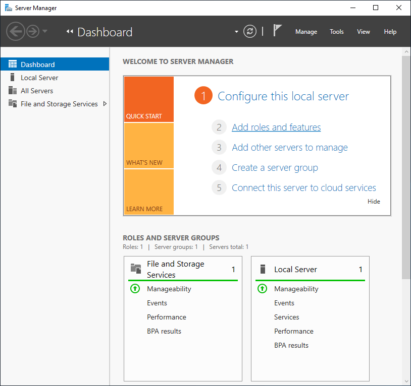 How to install Active Directory Management Tools on Windows Server 2019 Hammer Software
