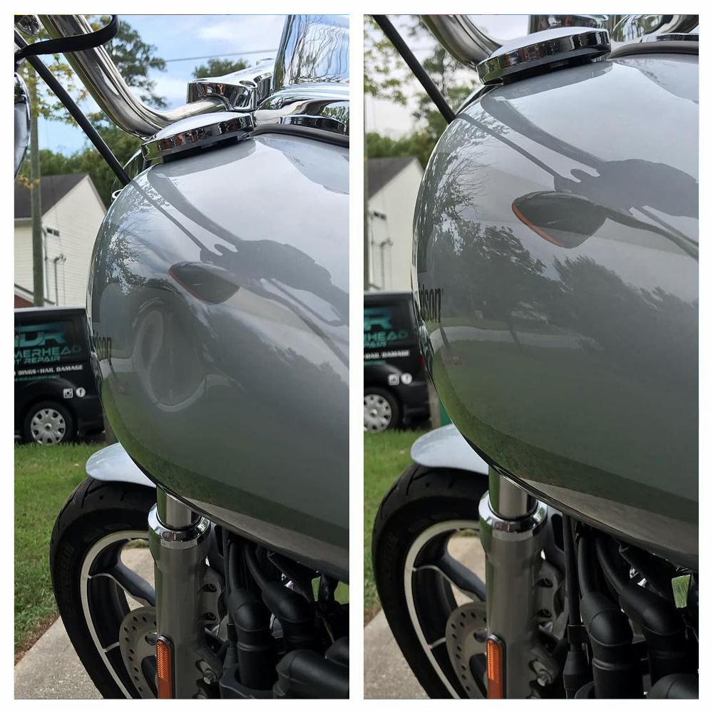 Motorcycle Dent Repair | Hammerhead Dent Repair