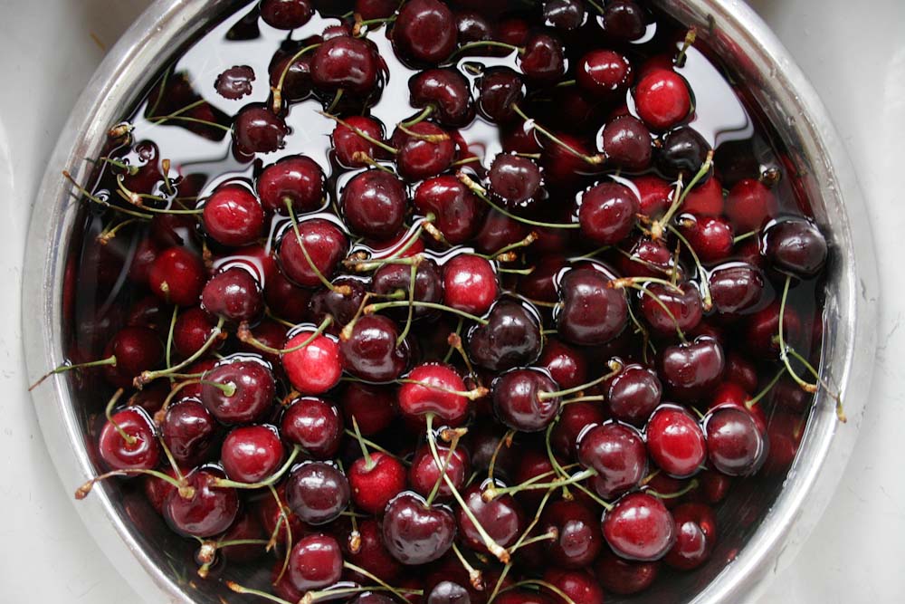 Sweet Cherry Jam with Fresh Ground Black Pepper Hammer on Rye