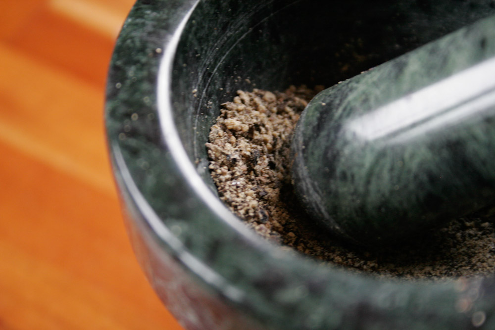 Sweet Cherry Jam with Fresh Ground Black Pepper Hammer on Rye