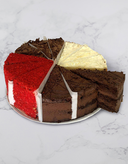 Chateau Gateaux Four Flavours Variety Cake Hamperlicious