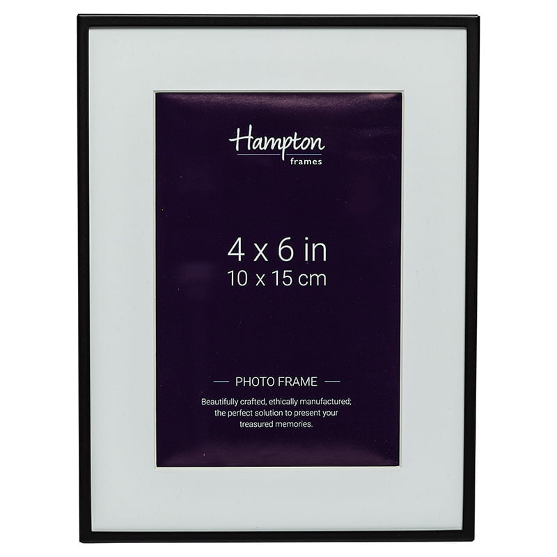Madrid 4×6 Thin Black Photo Frame With Mount Wholesale, Trade Account