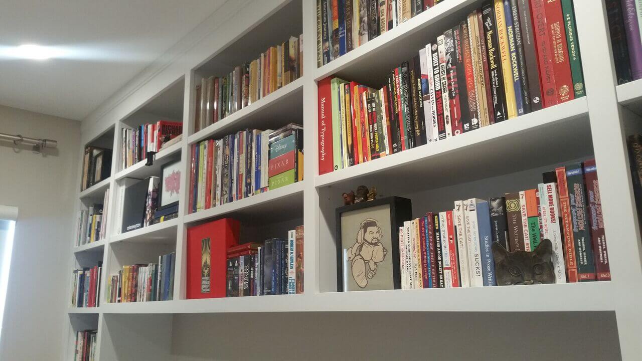 Custom Bookcase Design in Los Angeles