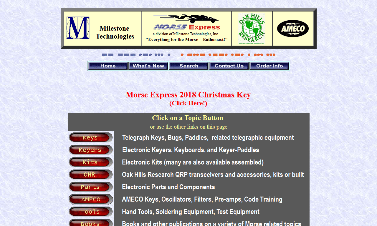 Milestone Technologies, Inc. Ham Radio Stop Amateur Radio Directory