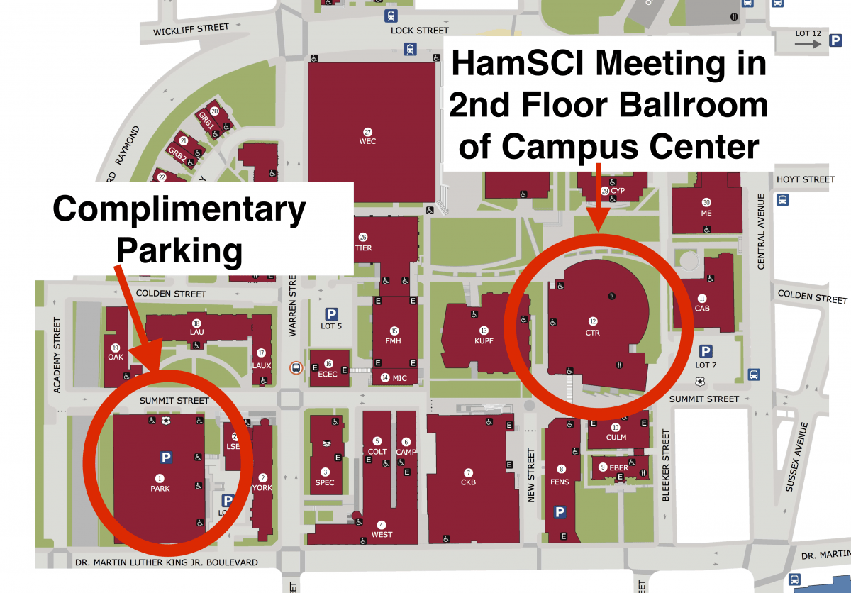 Njit Campus Map Pdf HamSCI 2018 HamSCI