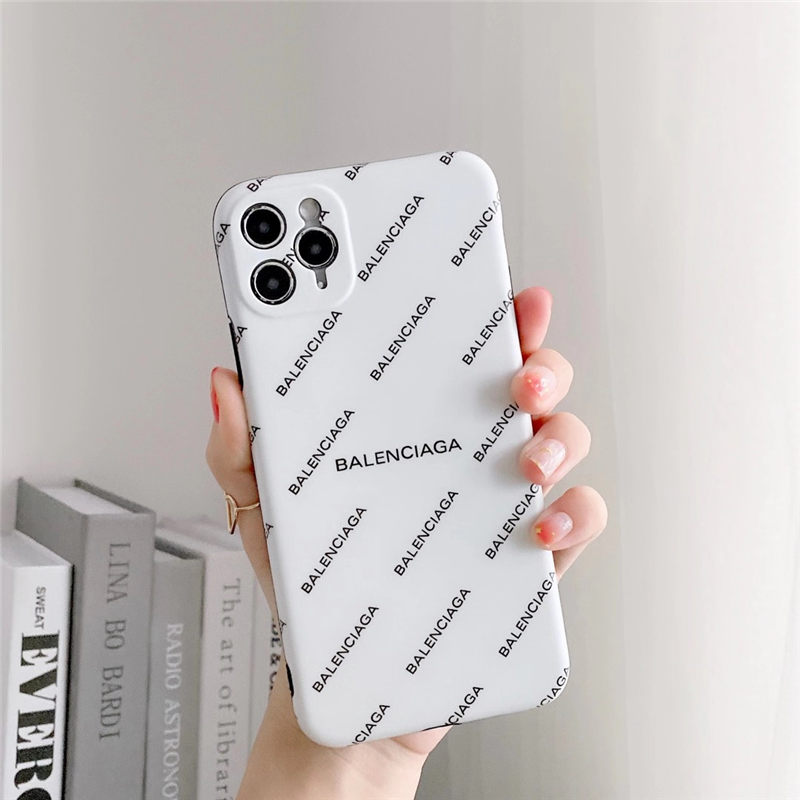 カップル スマホケース Tpu バレンシアガ 偽物 Iphone12ケース メンズ Balenciaga Iphone12pro Max ケース ペア シンプル アイフォン11pro 11 カバー 人気 ブランド Iphonexs Max X Se2 携帯ケース 薄い 丈夫 Hanakocase