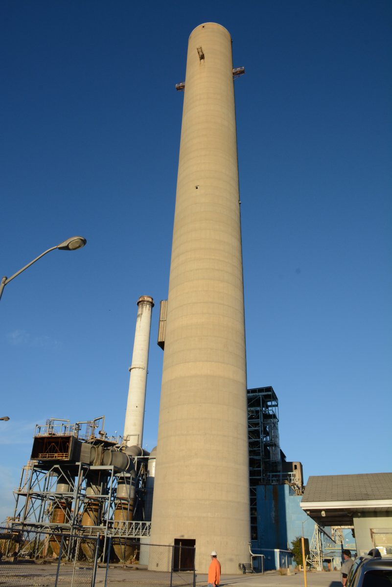 Demolition at Big Rivers Electric's C. Coleman Station The