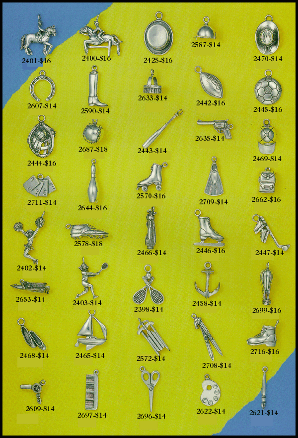 Hand & Hammer Silversmiths (Chip deMatteo) Sterling Silver Charms