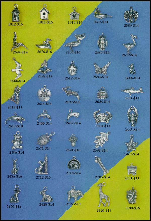 Hand & Hammer Silversmiths (Chip deMatteo) Sterling Silver Charms