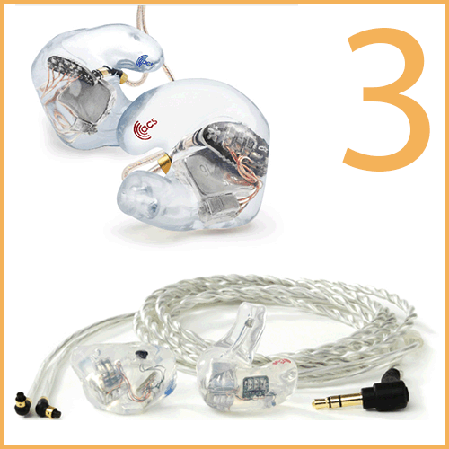 ACS Evolve Triple Driver Custom Ear Monitors Hand Held Audio