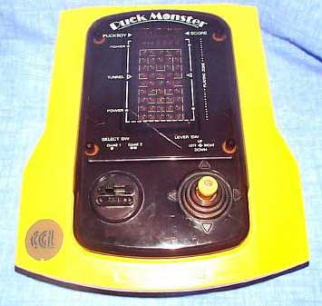 handheld pacman game with joystick