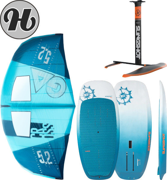 Wing Foil Set Gaastra Wing Cross incl. Wing Craft V1 90L und Hover Glide FWING