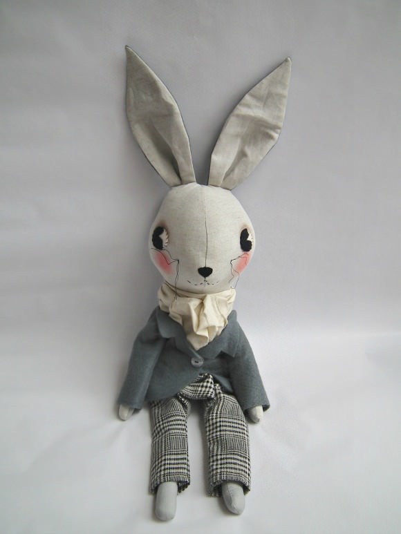 Plush Bunny Love Handmade Charlotte