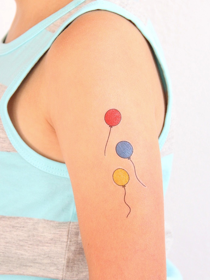 DIY Balloon Temporary Tattoos Handmade Charlotte