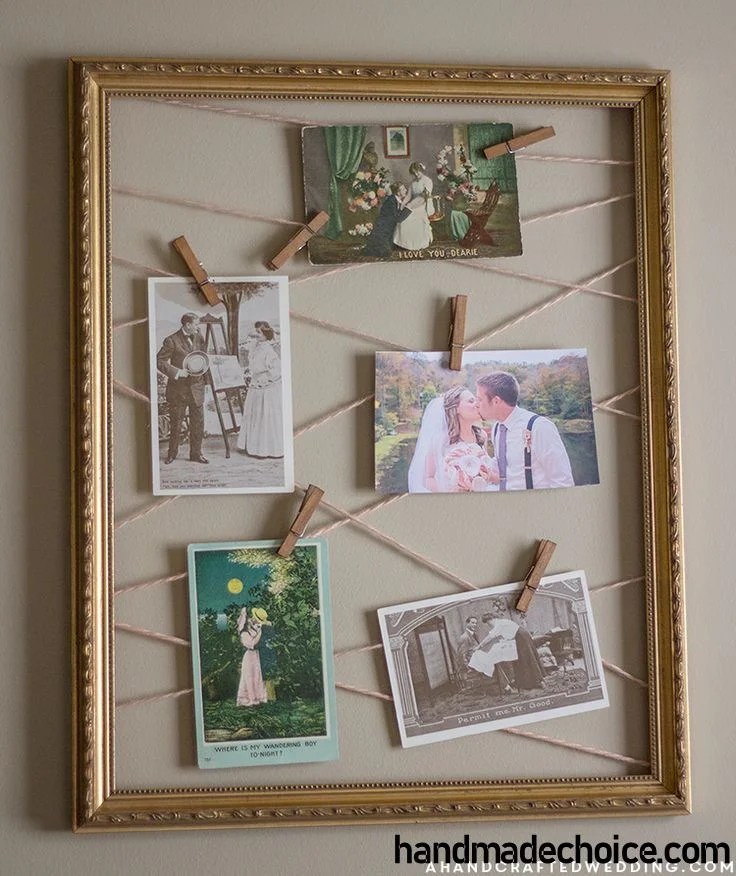 Inventive DIY Handmade Picture Frame Ideas