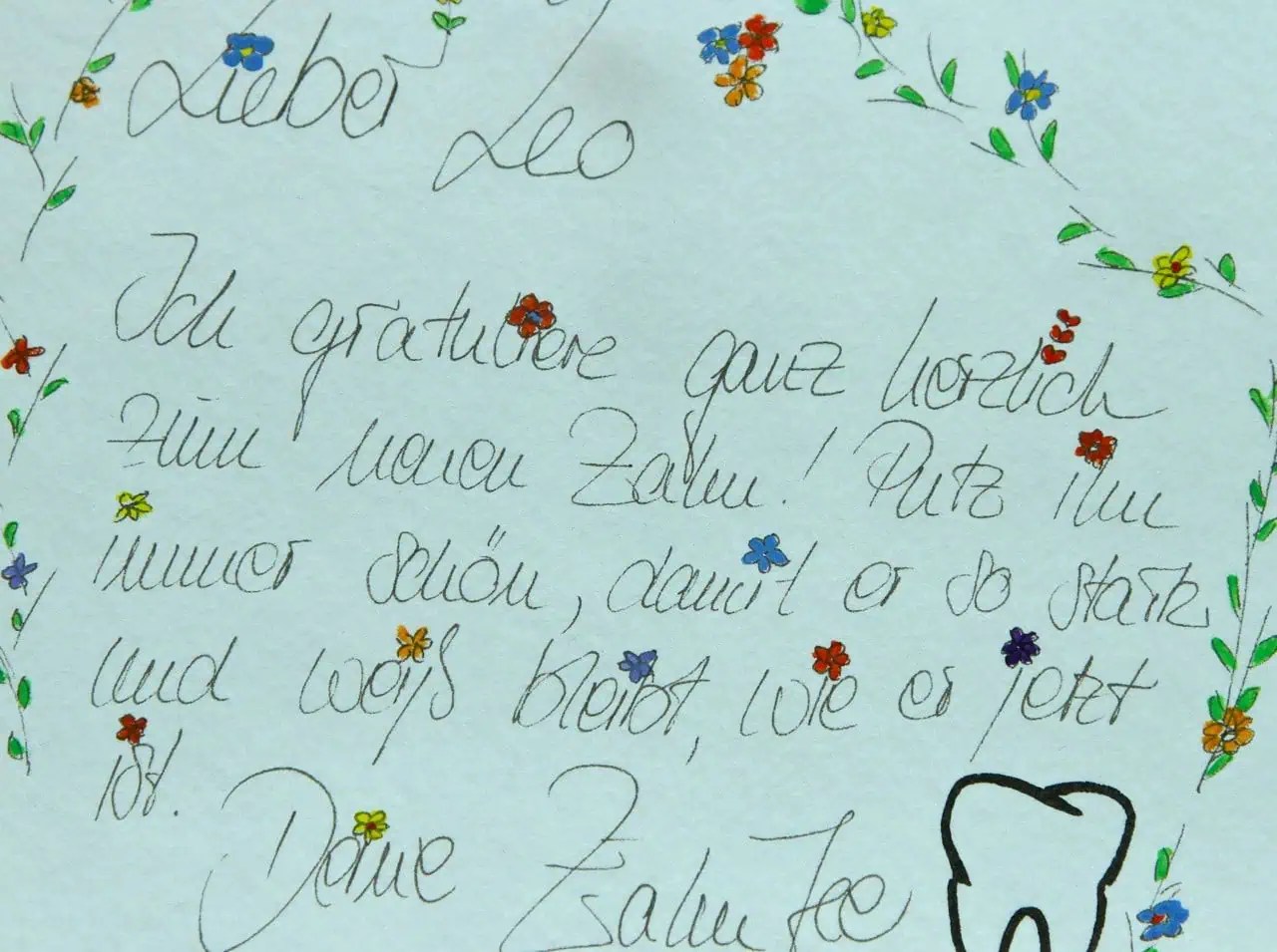 Post von der Zahnfee HANDMADE Kultur
