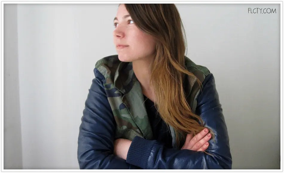 DIYParka mit Lederärmeln HANDMADE Kultur