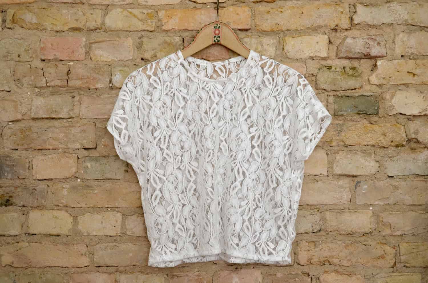 DIYShirt Ein Hauch von Spitze Handmade Kultur