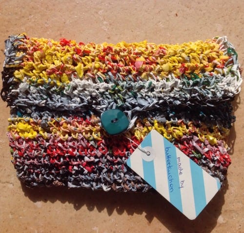 Häkelanleitung Upcycling Tasche aus PlastikGarn HANDMADE Kultur