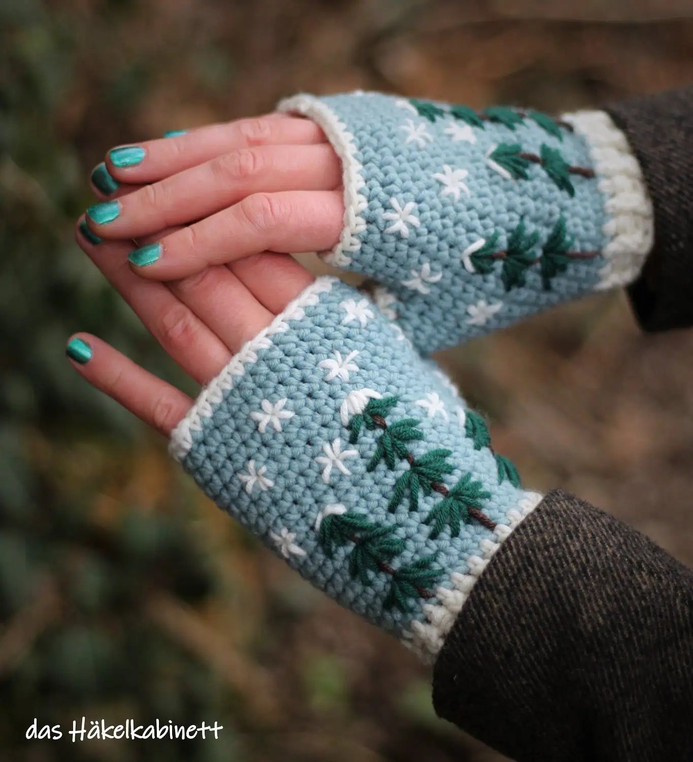 Fingerlose Handschuhe HANDMADE Kultur