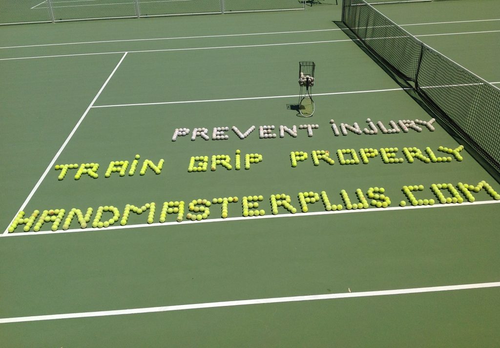 Tennis Grip Strength Training Aid Handmaster Plus Prevent Tennis Elbow