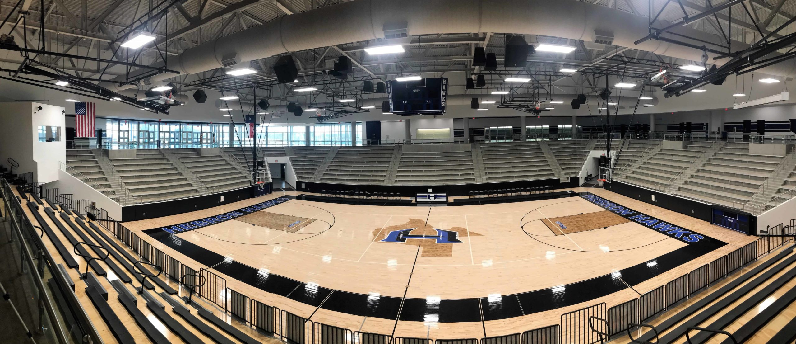 Hebron High School selects CIRCUM™ for their new athletic center HDI Railing Systems