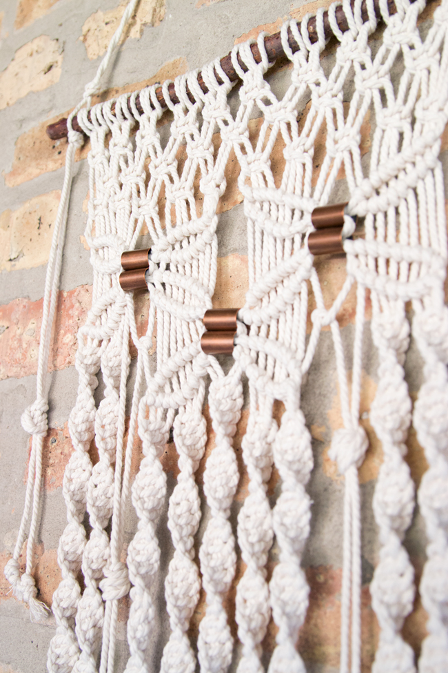 Solid Oak Macramé Wall Hanging Kits Review & Giveaway Hands Occupied