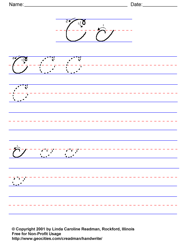 Basic Handwriting for Kids Cursive Alphabets and Numbers