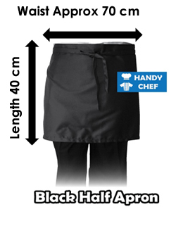 Sizing Information Chart for Chef Uniforms and Apparels