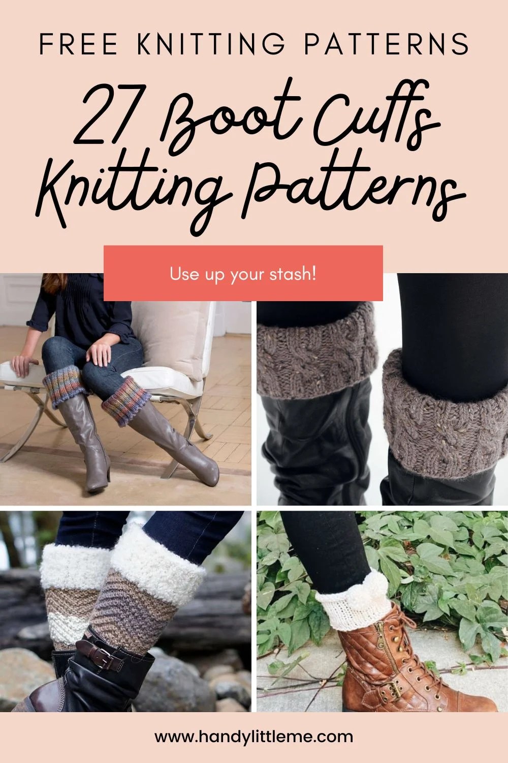 27 Boot Cuffs Knitting Patterns Handy Little Me