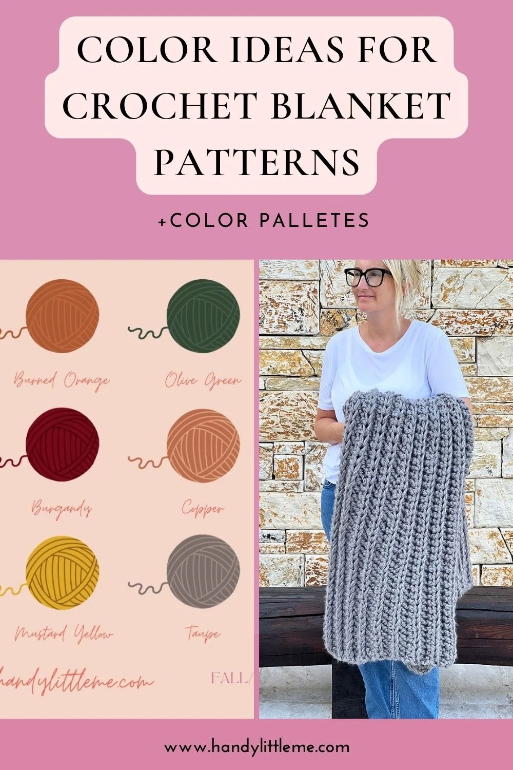 Color Ideas For Crochet Blanket Patterns Handy Little Me
