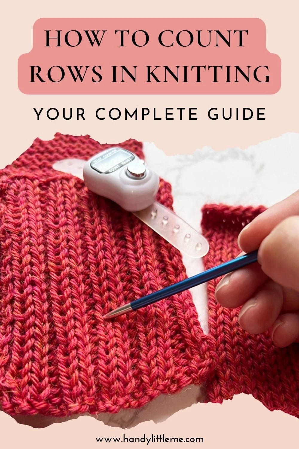 How To Count Rows In Knitting Handy Little Me
