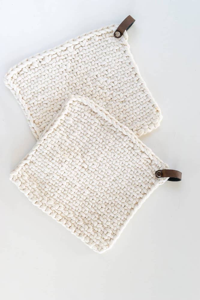 27 DIY Knit Potholders (Free Potholder Knitting Patterns) Handy Little Me