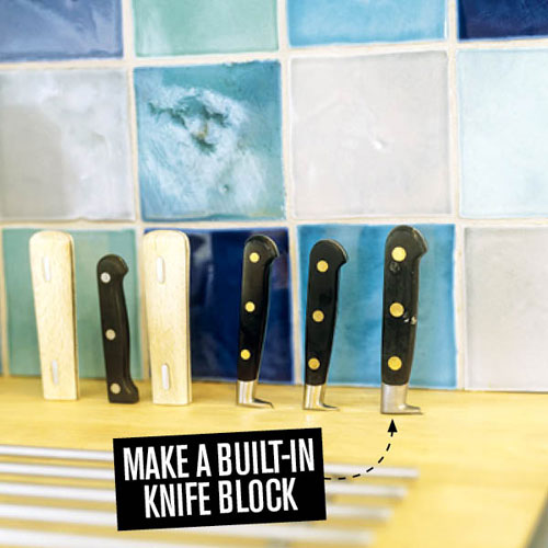 Create A BuiltIn Knife Block Australian Handyman Magazine