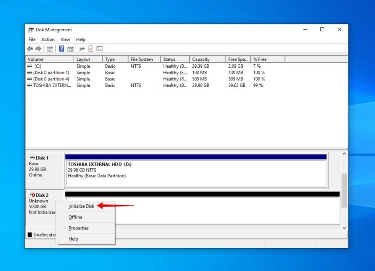How to Fix Toshiba External Hard Drive Not Showing Up (2024)