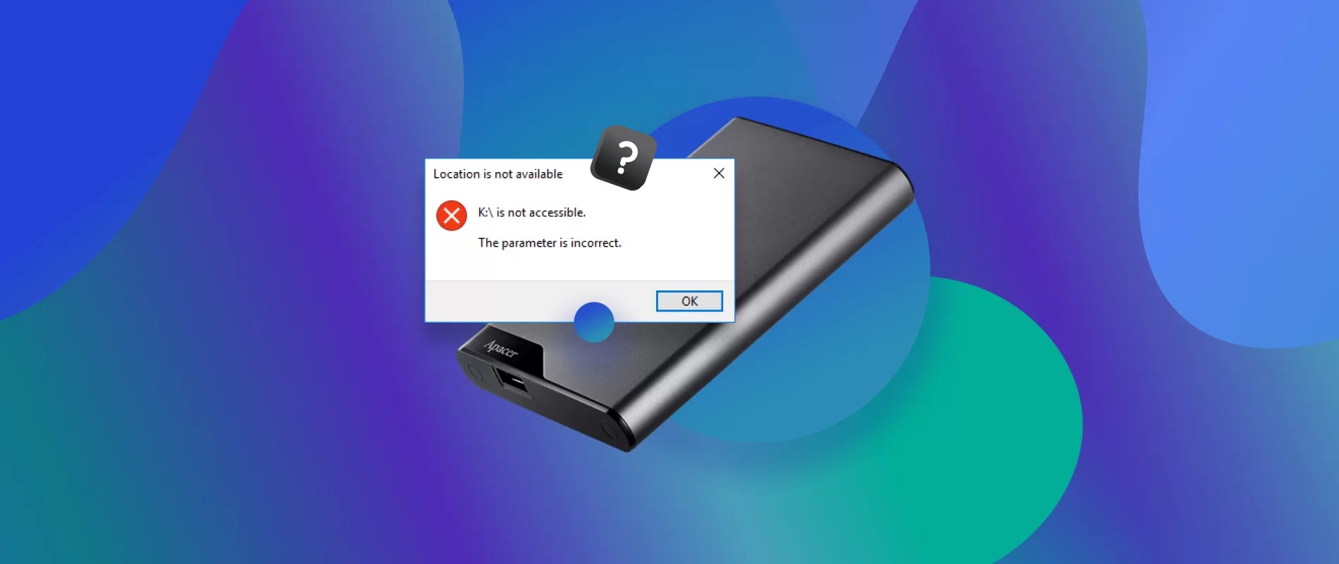 Fixing 'Parameter is Incorrect' Issue with External Hard Drive