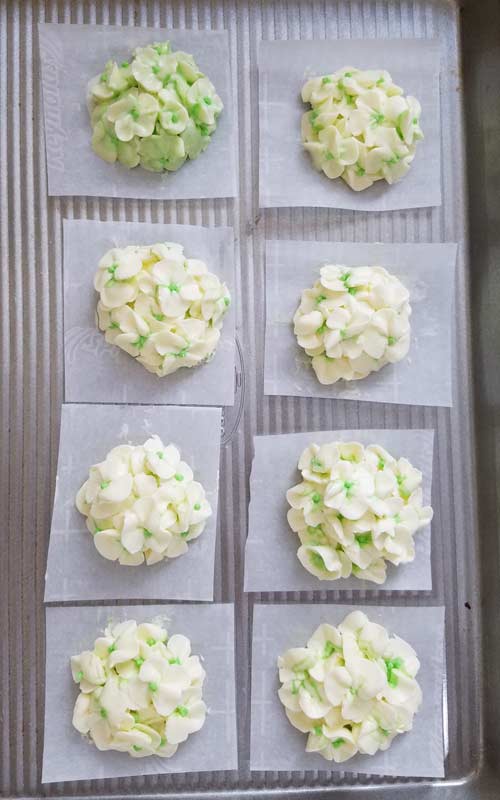 Buttercream Hydrangea and Ranunculus Mason Jar Cake Haniela's