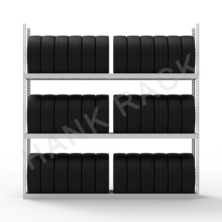 China 5Tier Tyre Storage Rack Boltless Rivet Shelving Tire Rack