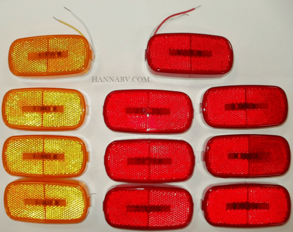 Diamond Group 52713 HiIntensity 2LED Amber Sidemarker Clearance Light
