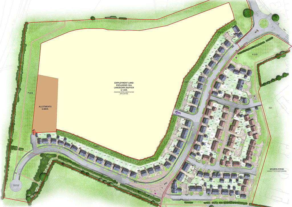 Employment Land, Warminster Hannick Homes