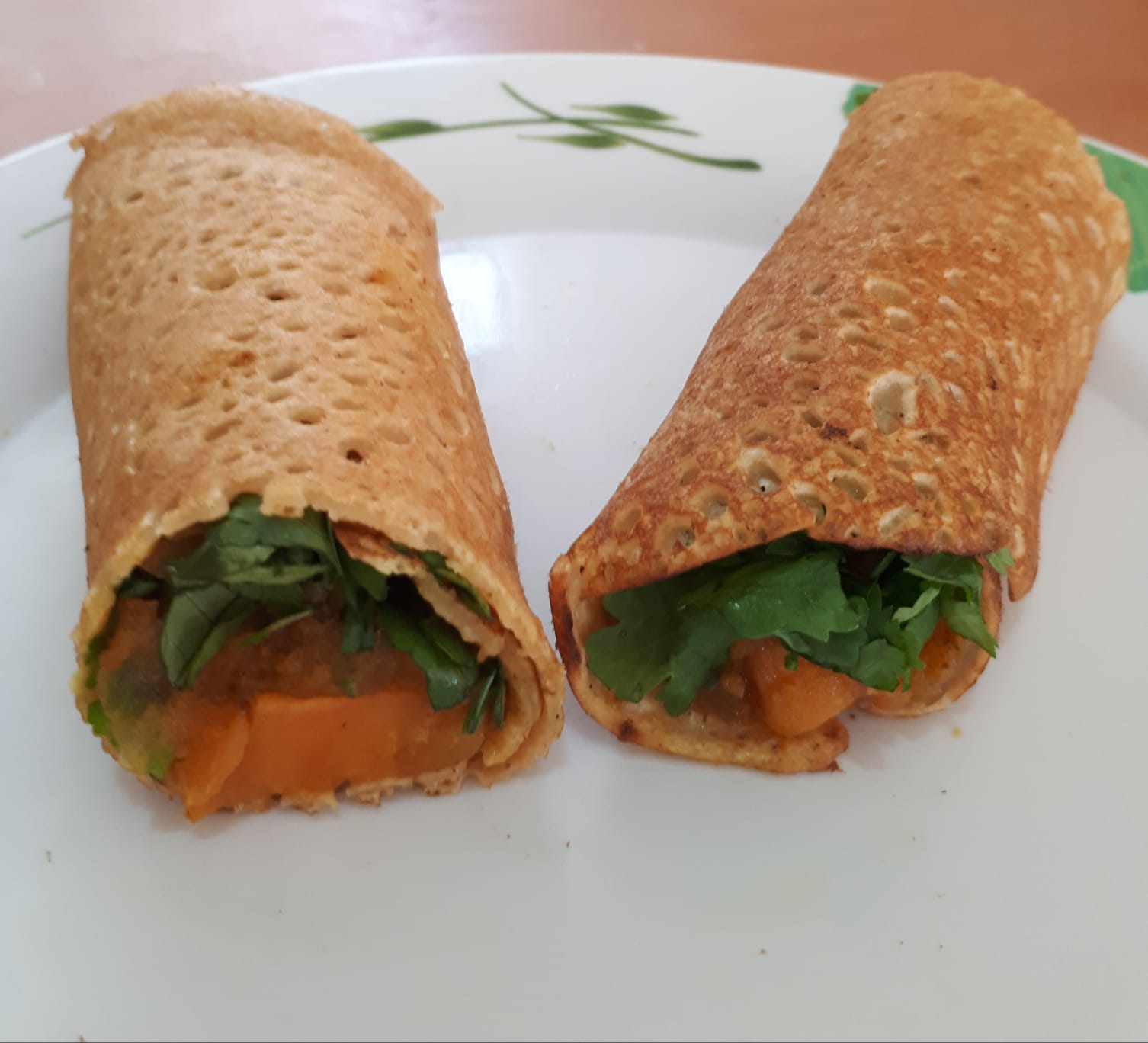 טורטיה עם מלית בטטה וכוסברה חני טופר נטורופתיה אונליין