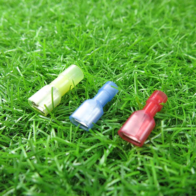 Female Quick Disconnect Terminals with Double Crimp