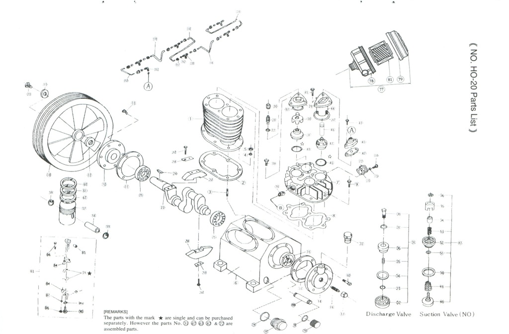 HANSHIN AIR COMPRESSOR SPARE PARTS Hanshin Export