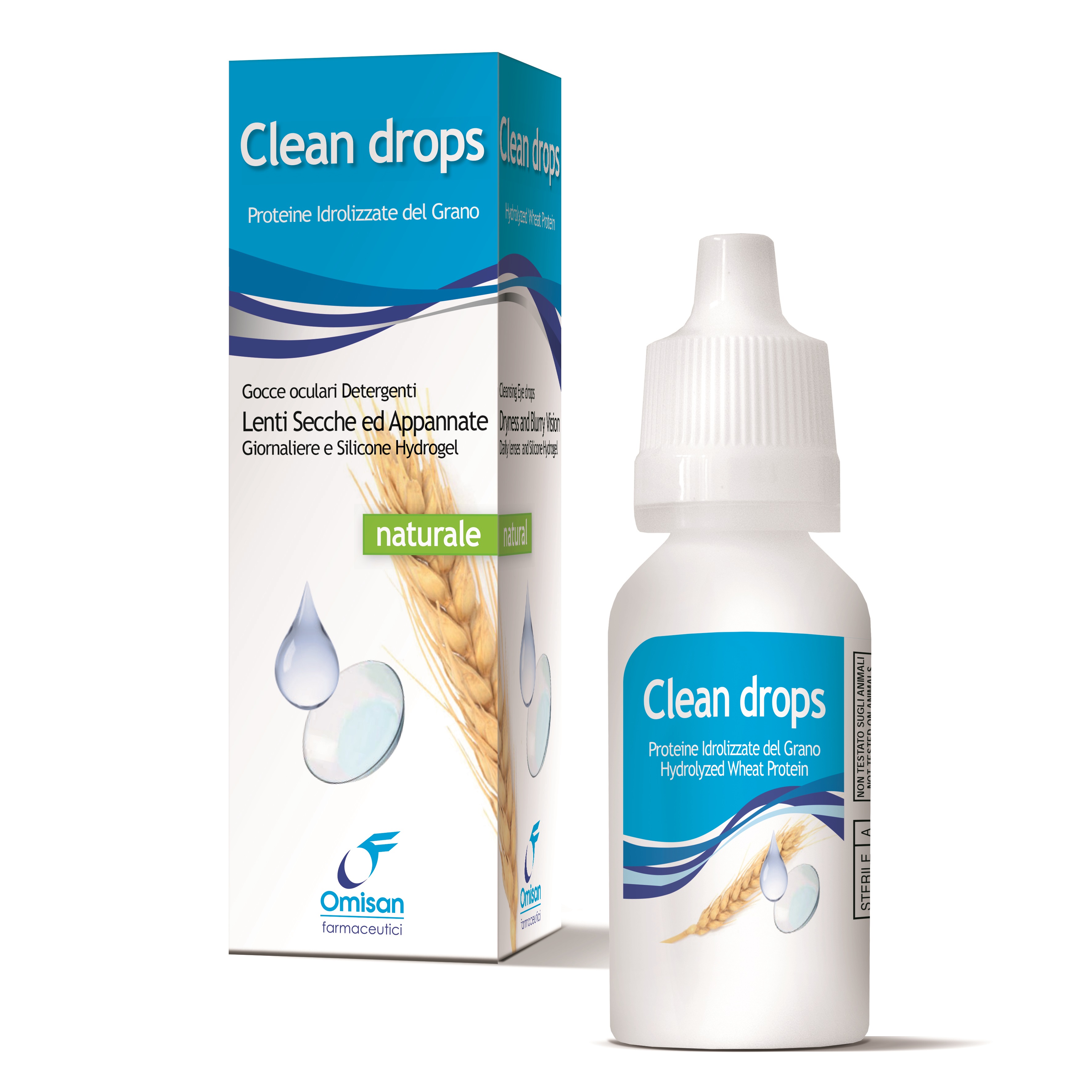 Omisan Oftyll Range Clean Drops 15ml Eye Drops, Dry Eye Hanson
