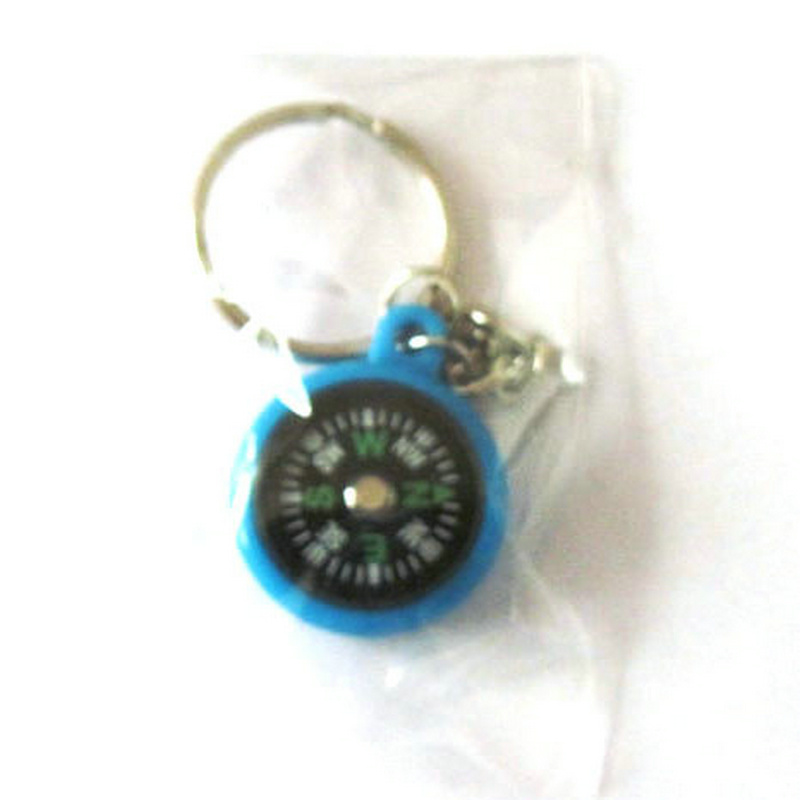 20mm Mini Button Compass Keychain Promotional Gift Haowind