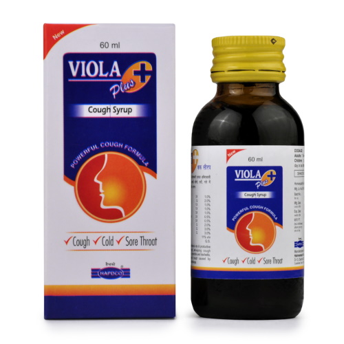 VIOLA PLUS COUGH SYRUP HAPDCO Hahnemann Pure Drug Co.