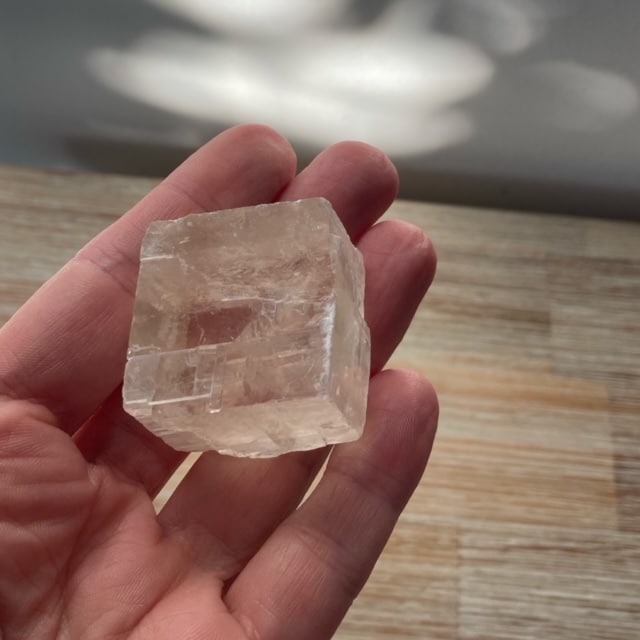 Optical Calcite Rhombs Dr Rosanna Mundy PhD